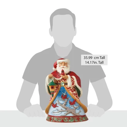 Limited Edition Deluxe Collectors Santa 6015494 enesco jim shore heartwood creek pai natal papá noel