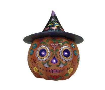 Day of the Dead LED Jack-O-Lantern Figurine6012753