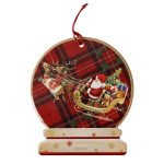 BR00 89938– Base para quentes Globo de Neve: Trenó Pai Natal brandani natal navidad