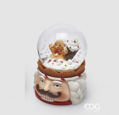 enzo de gasperi edg bola de nieve navidad papá noel globo de neve natal pai natal BALL WATER COOKIE MARZIPAN 2 ASS. H.10 D.6.5 C4 Cod. 8100395A140