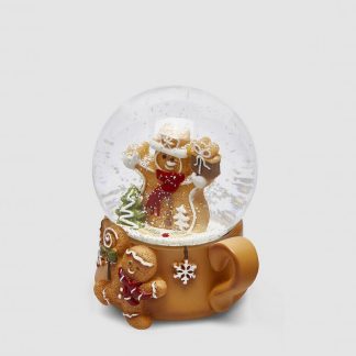 WATER SPHERE CUP WITH MENONEVE AND REINDEER 2 ASS. H.9 D.6.5 C4Cod. 8100404A937