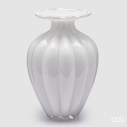 BLOSSOM VASE H.31.5 D.21 C4Cod. 1100451A100Variation WHITE