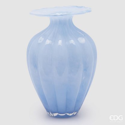 BLOSSOM VASE H.31.5 D.21 C4Cod. 1100451A883Variation AZURE