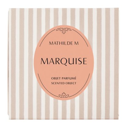 B4DF3MA Boîte de 4 décors fondants en cire parfumée Cœur Arabesque - Marquise mathilde m cera perfumada