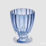 GLORY VASE H.17.5 D.14 C4Cod. 1100281A800Variation BLUE edg enzo de gasperi jarrón tarro taça jarra jarro vaso vidro