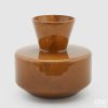 ROT.VASE W/NECK H25 D26 C1Cod. 105763,470Variation AMBER jarra taça vaso edg enzo de gasperi taza jarrón