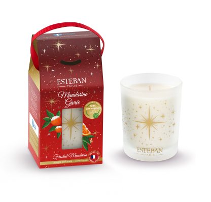 Mandarine GivréeBougie parfumée - Edition Noël esteban paris parfums mandarina natal navidad