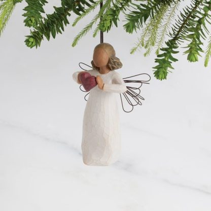 With Love Ornament 28257 Gift tag has the sentiment "You are loved". enesco willow tree susan lordi