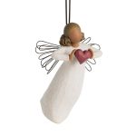 With Love Ornament28257Gift tag has the sentiment "You are loved".  enesco willow tree susan lordi