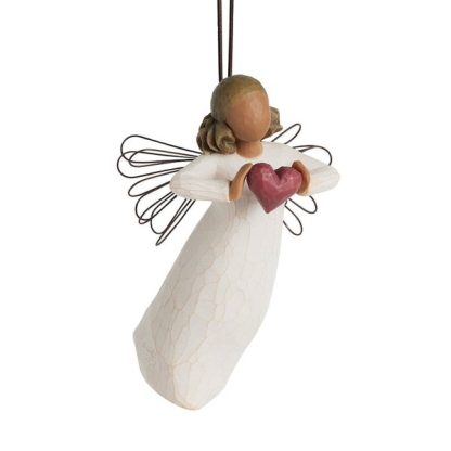 With Love Ornament28257Gift tag has the sentiment "You are loved".  enesco willow tree susan lordi