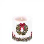 Candle small Bow on wreathArticle number39216550 vela natal navidad coroa natal