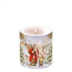 Candle small Santa bringing presentsArticle number39217970