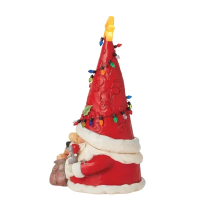 Santa Gnome with Lights 6015474 Gingerbread Gnome Figurine 6015435 jim shore heartwood creek natal pai natal papá noel gnomo duende