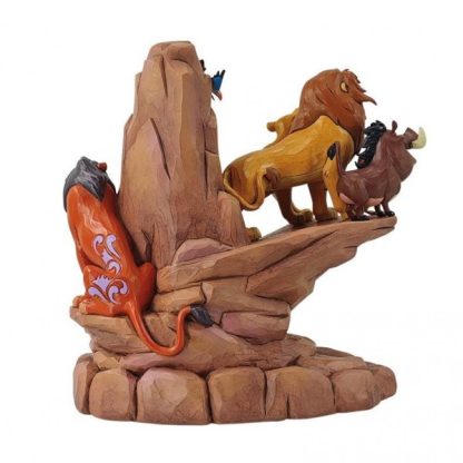 Lion King Carved in Stone Figurine 6014329 o rei leão jim shore disney traditions