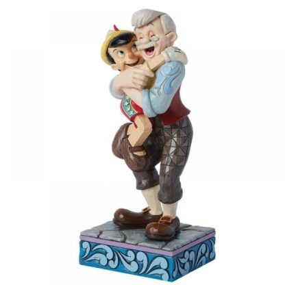 Gepetto & Pinocchio Figurine6015019 disney traditions him shore pinóquio pinocho