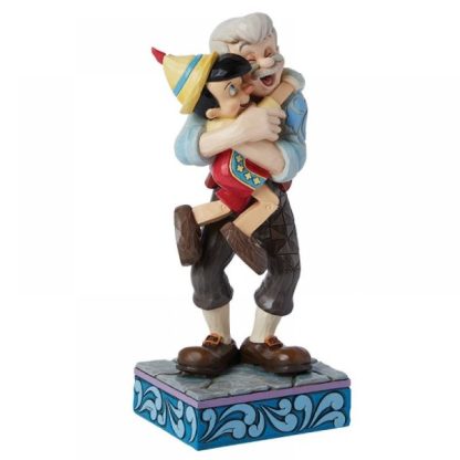 Gepetto & Pinocchio Figurine6015019 disney traditions him shore pinóquio pinocho