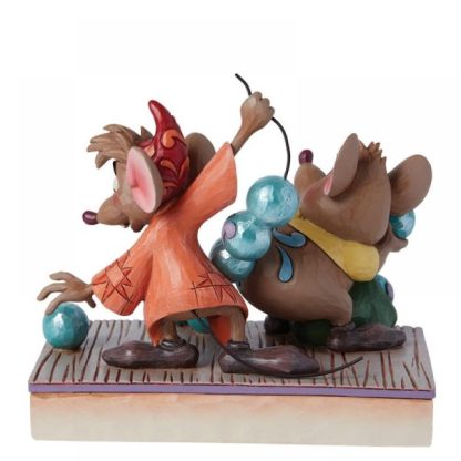 Jaq & Gus Figurine6015020Ahead of Cinderella's 75th Anniversary in 2025, we have Gus & Jaq helping thread Cinderella's pearls.  disney ratinhos cinderela