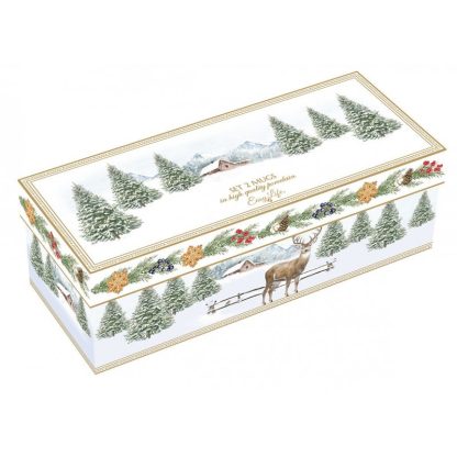 r0171 white forest easylife caneca vaso natal navidad rena reno