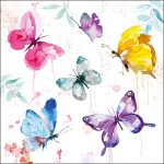 Napkin 33 Butterfly collection white FSC MixArticle number13316265