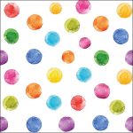 Napkin 33 Polka dots white FSC MixArticle number13319315