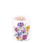 Candle small PansiesArticle number19218165 velas flor amores perfeitos pansies pensamientos