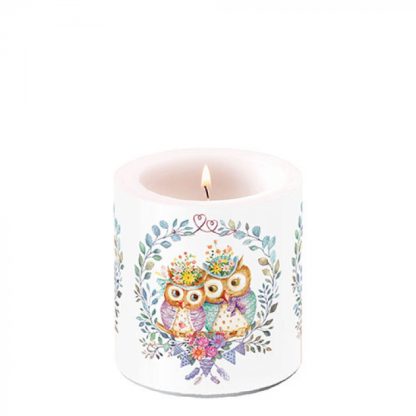 Candle small Owl couple in loveArticle number19219405 mochos búhos professor