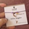 Bracciale Filo Magico con Charms pulseira trevo dedal sorte protecção keep out italiano