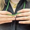 Collar Hilo Petra con Dedal: Verde - Imagen 3