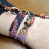 Pulsera Jaipur con Dedal: Marron Oscuro - Imagen 2