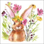 Napkin 33 Girl bunny FSC MixArticle number23318425