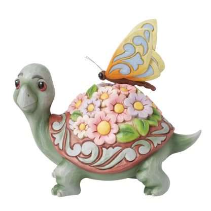 A Delicate Friendship (Turtle with Flower Shell Figurine)6016388 tartaruga