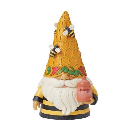 Bee-ing Cute (Beehive Gnome Figurine)6016374 gnomo jim shore heartwood creek