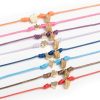 Pulsera Hilo Mágico Dedal con Colgante: Azul con Trevo - Imagen 2