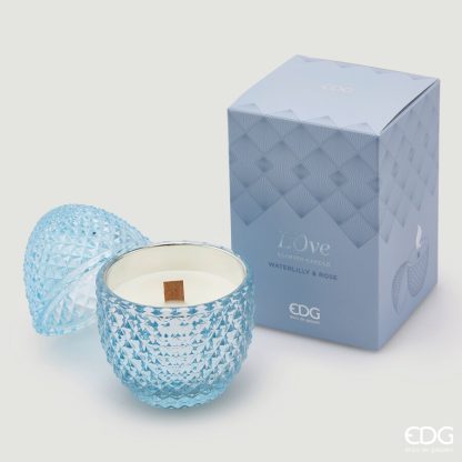 EGG CANDLE WITH FRAGRANCE H.12 D.8 C4Cod. 6100007AWROVariation WATERLILY & MOSS