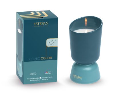 ICONIC COLORRefillable scented candle 220g Pur Lin