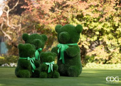 BEAR GRASS DECORATION H.50 L.30 L.35 C4Cod. 8100039A700Variation GREEN urso relva artificial