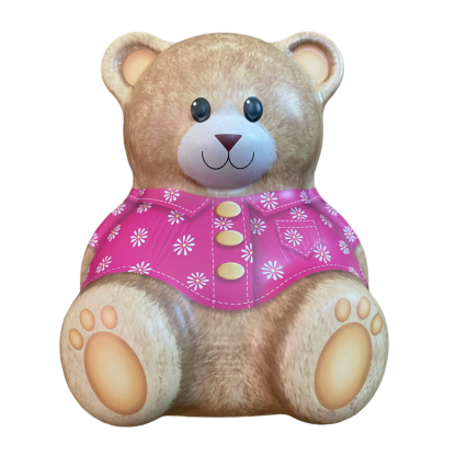 Teddy Bear with Flower Shirt