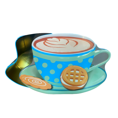 Cappuccino Cup assorted lata silver crane
