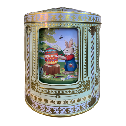 4250635205301 lata musical coelho da páscoa afilhados bombons chocolates pascua easter bunny silver crane