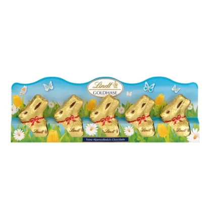 GOLD BUNNY Mini Chocolate con leche 5 x 10g - Lindt