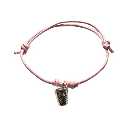 Bracciale Cotton pulseira dedal keep out sorte protecção