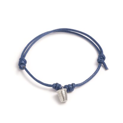 Bracciale Cotton pulseira dedal keep out sorte protecção