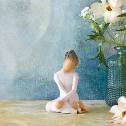 Serenity28310A gift to say to someone-without words-"be kind to yourself; take a moment for yourself". WILLOW TREE SUSAN LORDI