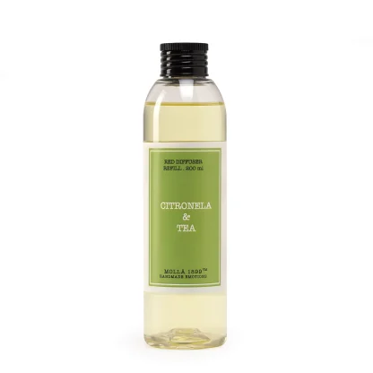 Citronela & Tea - Recambio de Mikado 200 ml.Cerería Mollá recarga mikado anti mosquito insectos