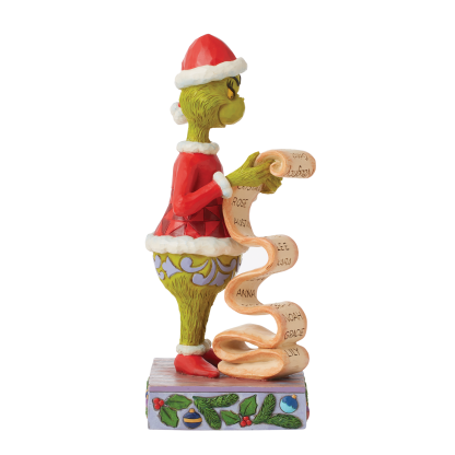 Grinch Holding Naughty / Nice List Figurine 6015217