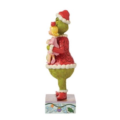 Naughty Nice Grinch and Cindy Figurine6015212  grinch enesco jim shore heartwood creek natal navidad Grinch Pushing Tree up Fireplace Figurin